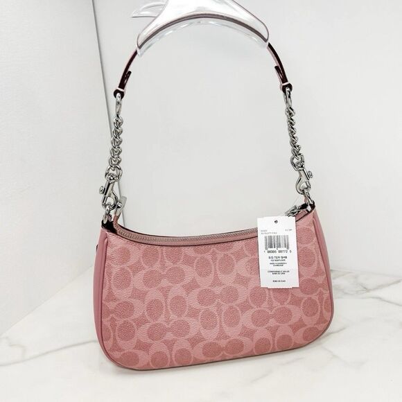 NWT Coach Dusty Pink Teri Shoulder Bag - Picture 5 of 9